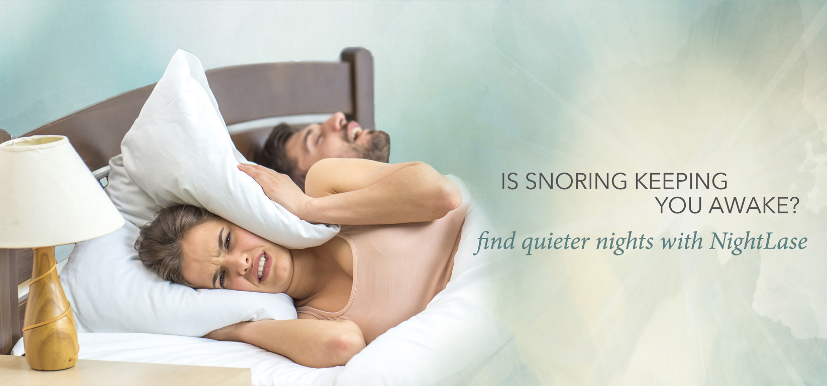 Snoring keeping you awake? Find quieter nights with NightLase